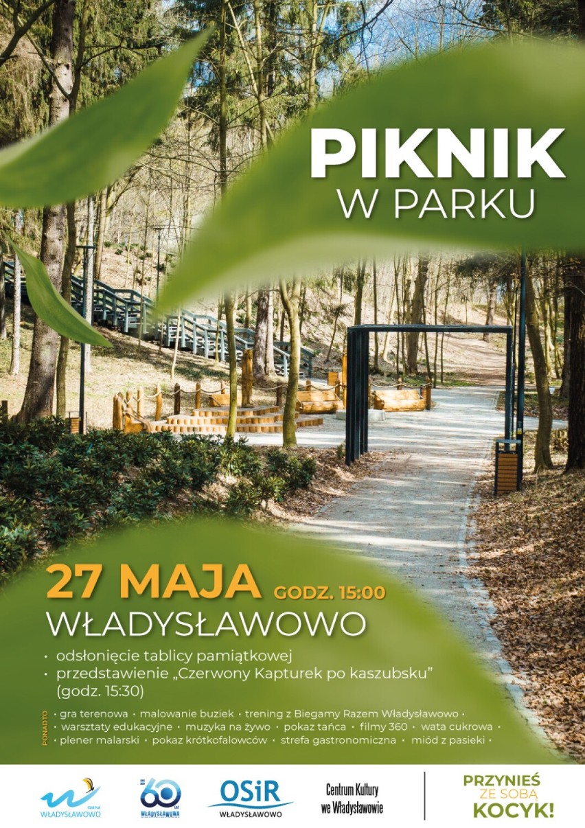 Piknik w Parku we Władysławowie - 27 maja 2023 r. godz. 15