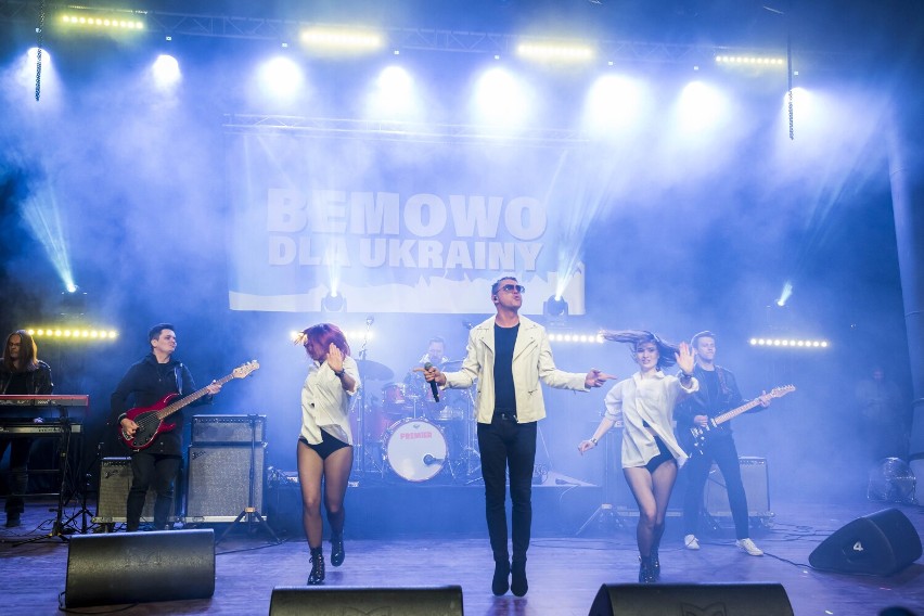 Koncert charytatywny "Bemowo dla Ukrainy". Na scenie Danzel, Enej i Sławomir. Tak było w amfiteatrze