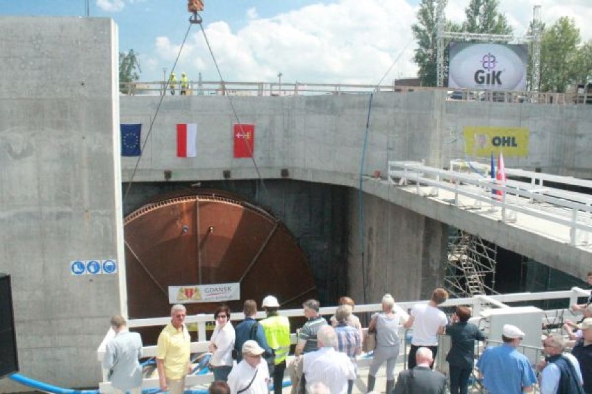 Tunel pod Martwą Wisłą wydrążony