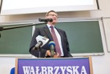 Wizyta prof. Leszka Balcerowicza w wałbrzyskiej uczelni