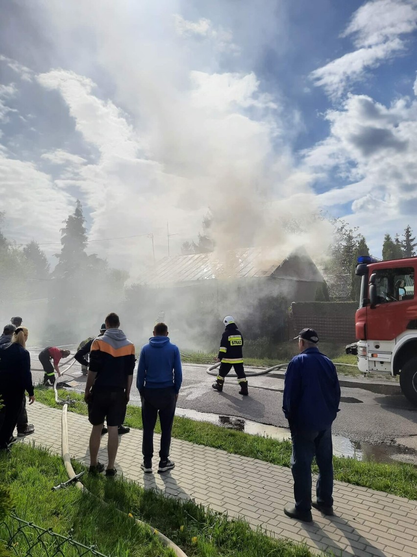 Powiat bialski. Tragiczny pożar domu. Nie żyje jeden z mieszkańców