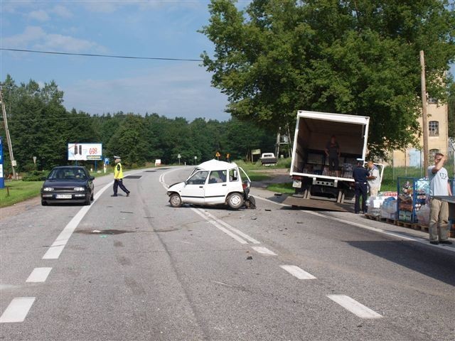 Wypadek w Górsku na trasie Bydgoszcz - Toruń. Zobacz zdjęcia