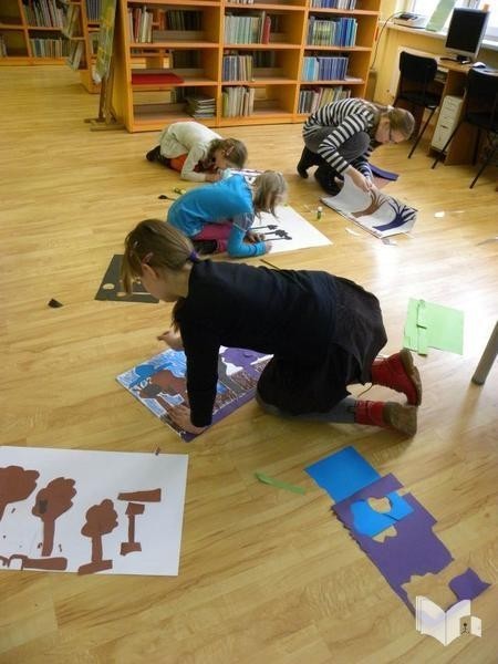 Ferie 2013 Wodzisław: Dzieci malowały niesamowite lasy