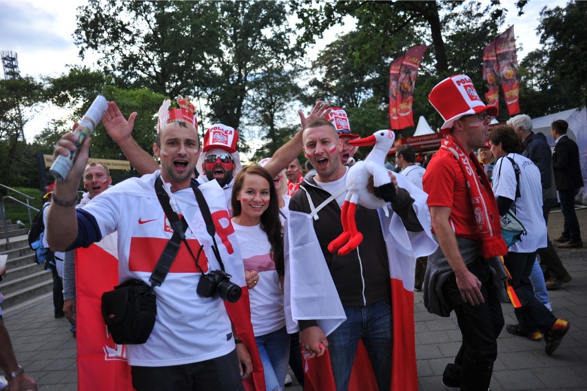 Mecz Polska - Niemcy Frankfurt. Polscy kibice