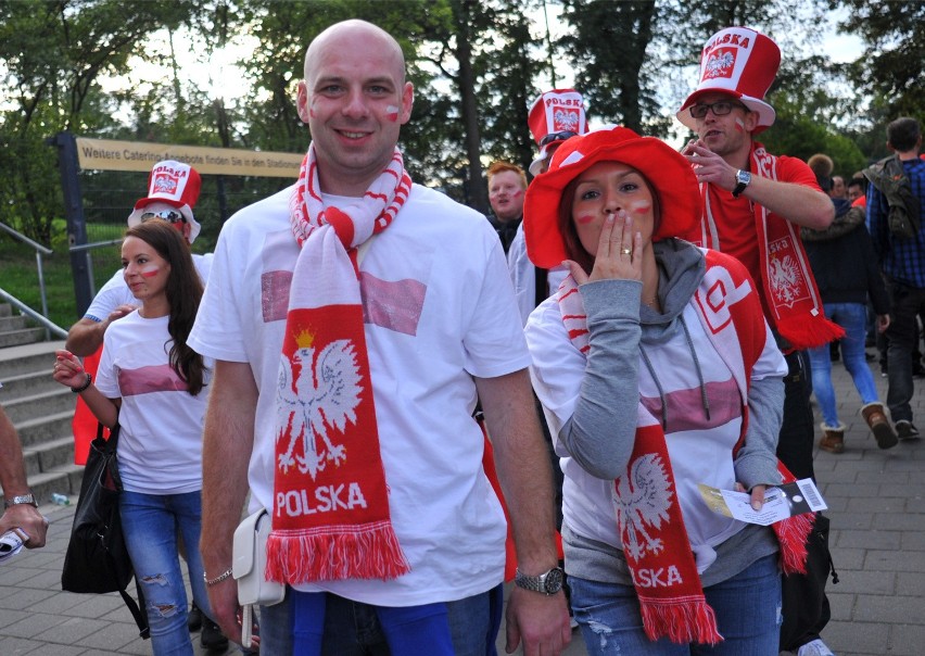 Mecz Polska - Niemcy Frankfurt. Polscy kibice