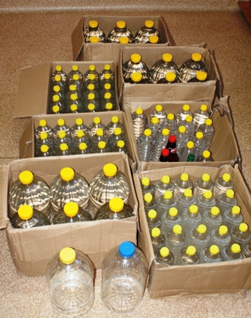 Nielegalny alkohol w gminie Rząśnia