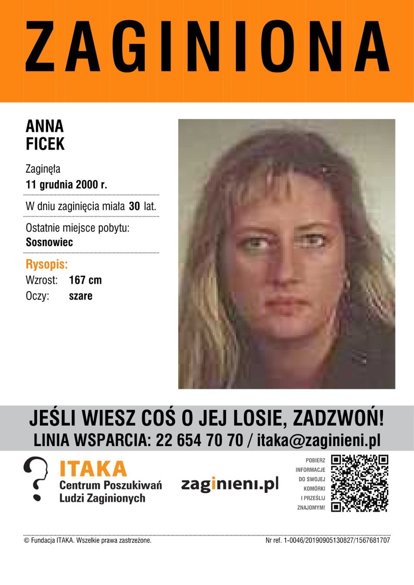 Jeśli posiadasz jakiekolwiek informacje o zaginionych...