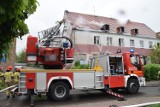 Pożar na Jagiellońskiej we Włocławku. 5 zastępów Straży Pożarnej w akcji  [zdjęcia, wideo]