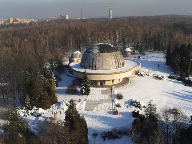 Planetarium Śląskie w zimowej odsłonie