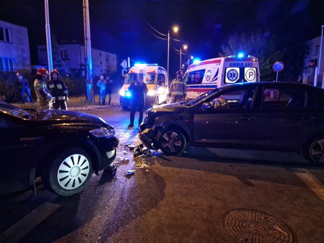 Wypadek na skrzyżowaniu Wiejska- Gajowa we Włocławku