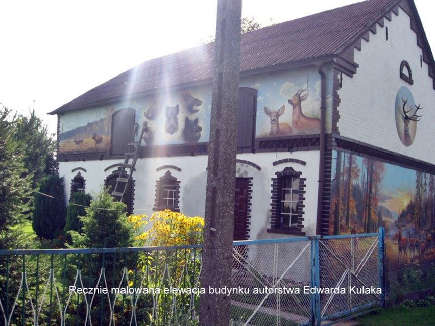 Pod Stargardem jest wieś z domem, który ma ręcznie malowane elewacje. Mieszka w niej zaledwie 100 osób. To Lublino w gminie Chociwel ZDJĘCIA