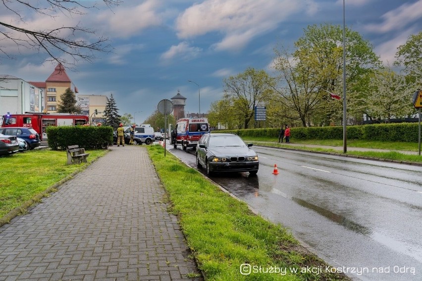 W Kostrzynie nad Odrą zderzyły się dwa auta osobowe