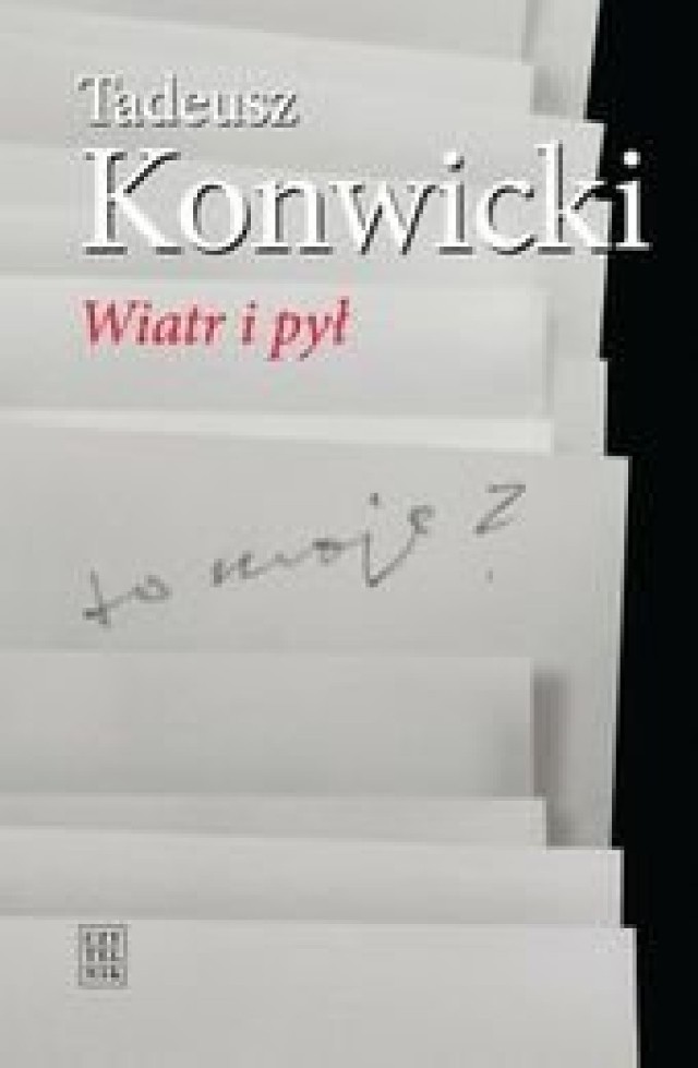 okładka książki &quot;Wiatr i pył&quot; Tadeusza Konwickiego