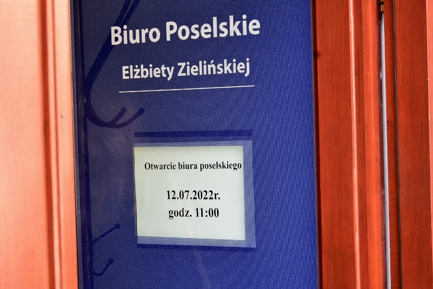 Elżbieta Zielińska otworzyła swoje kolejne poselskie biuro....