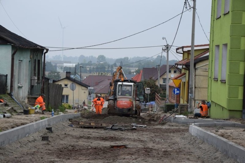 Prawie całe centrum Radziejowa i inne osiedlowe ulice są...