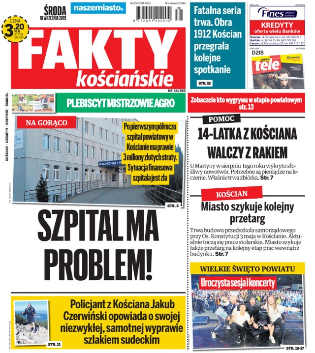 Zapraszamy do lektury nowych "Faktów Kościańskich"