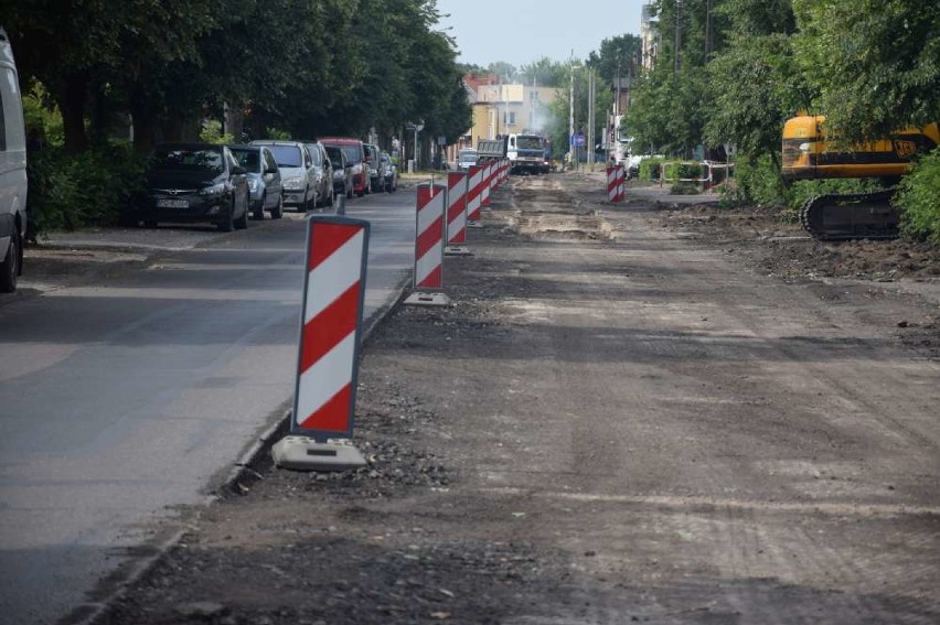Remont ulicy Kościuszki w Wągrowcu: Jak wygląda aktualne sytuacja na placu budowy?