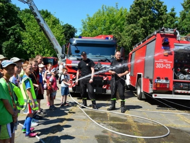 Piknik "Bądź bezpieczny latem w mieście" Park Agrykola 4 lipca 2014