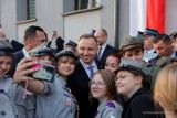 Prezydent Andrzej Duda w Pajęcznie. Atmosfera była wyjątkowa, padły ważne słowa. Zobaczcie zdjęcia i film