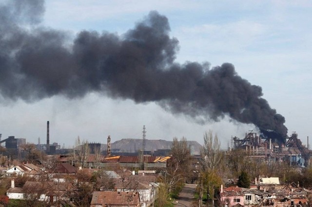 Według ukraińskiej prokuratury Rosjanie mieli stworzyć na wschodzie kraju obóz koncentracyjny. Na zdjęciu bombardowany Mariupol.