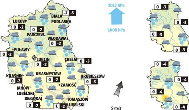 Pogoda w woj. lubelskim 19 lutego i w 2 kolejne dni