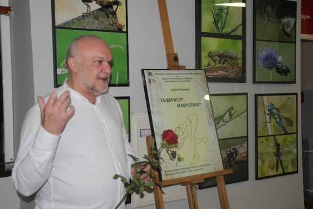 Jacek Strojny z wystawą „Tajemniczy makroświat” w MBP w Radomsku