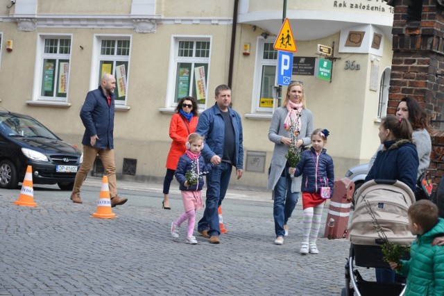 Do tradycji Niedzieli Palmowej należy czytanie Ewangelii o uroczystym wjeździe Jezusa do Jerozolimy oraz opisu Męki Pańskiej oraz poświęcenie palm i procesja z nimi. W opolskiej katedrze palmy poświęcił bp Paweł Stobrawa.