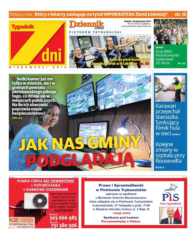 7 Dni Piotrków, 24 listopada 2017