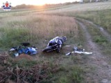 Wypadek z udziałem motocyklisty w miejscowości Białka Kolonia