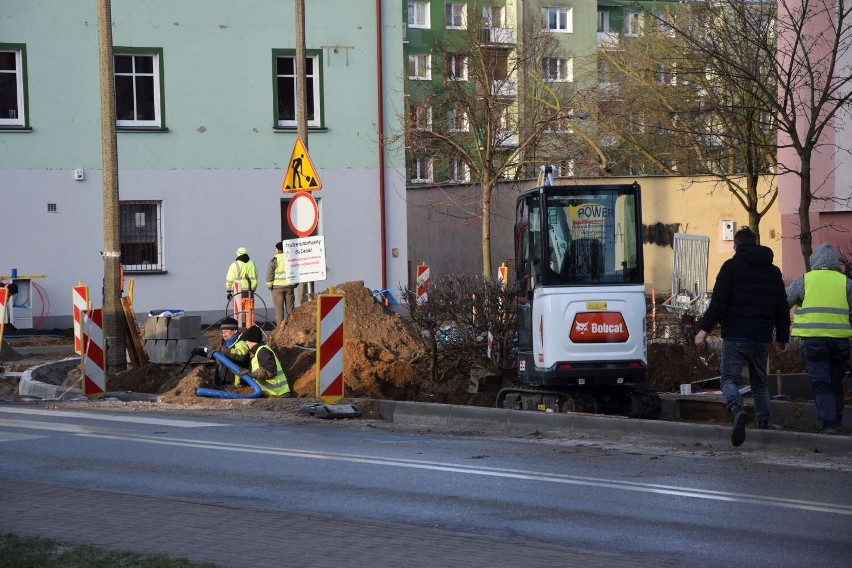Remont ulic Jeżyka, Słowackiego i Mickiewicza w Wągrowcu. Jak wygląda postęp prac?