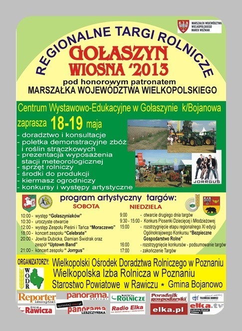 Regionalne Targi Rolnicze - Gołaszyn Wiosna 2013.