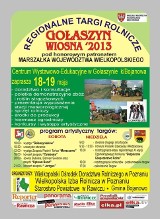 Regionalne Targi Rolnicze - Gołaszyn Wiosna 2013. Zobacz program imprezy!