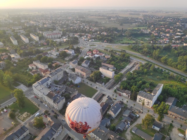 Piotrków z lotu ptaka - zdjęcia z przelotów balonem nad Piotrkowem