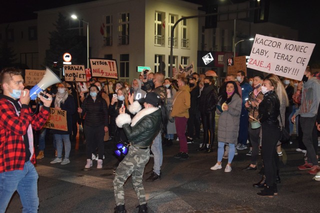 W poniedziałek (26 października) protestowano w Świeciu po raz drugi