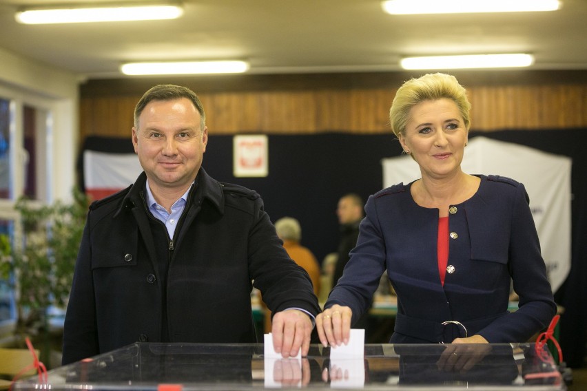 Wybory samorządowe 2018 - druga tura. Prezydent Andrzej Duda...