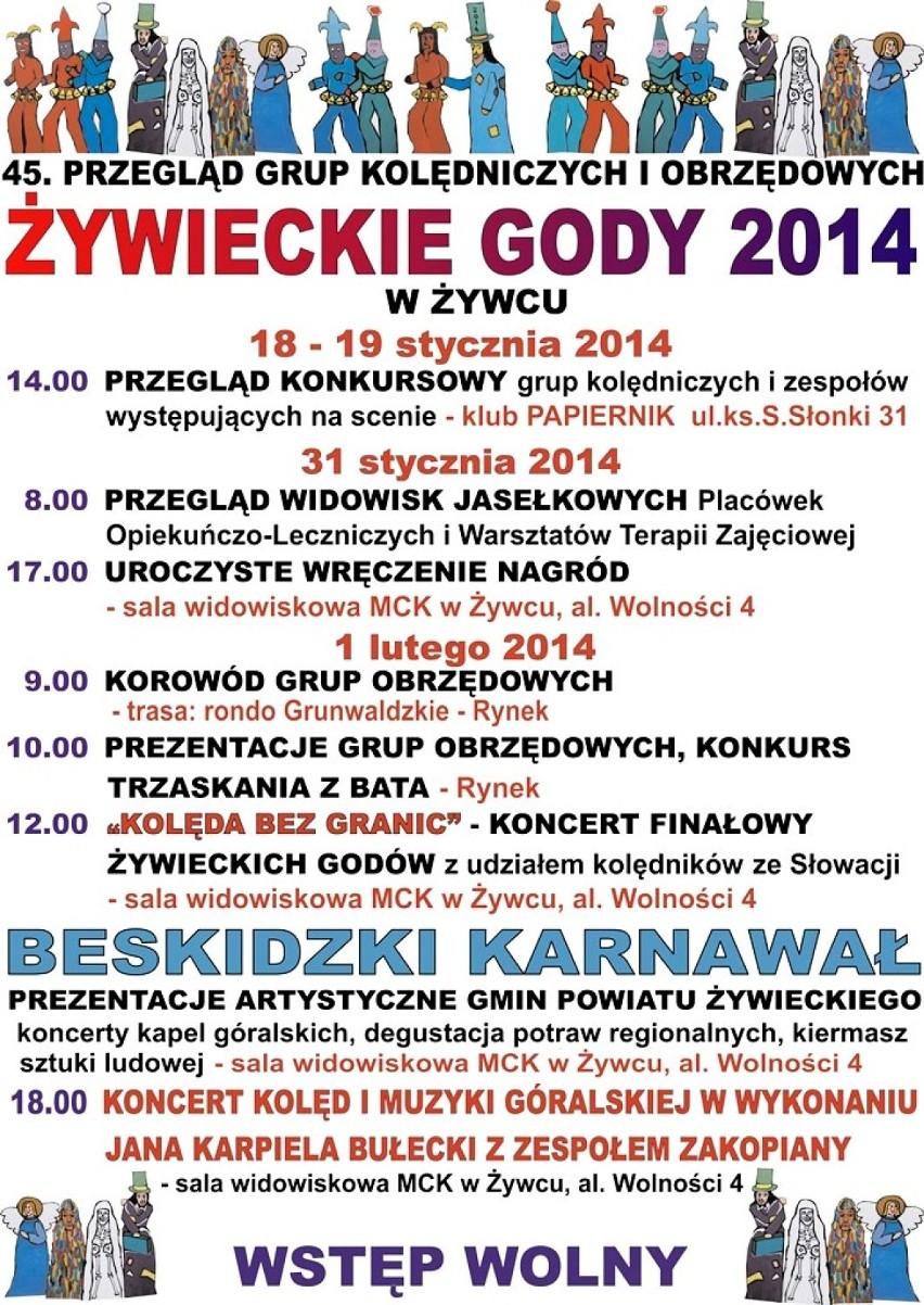 Żywieckie Gody 2014 startują w najbliższy weekend....