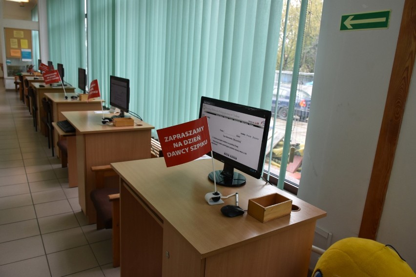 Rejestracja dawców szpiku w bibliotece pedagogicznej
