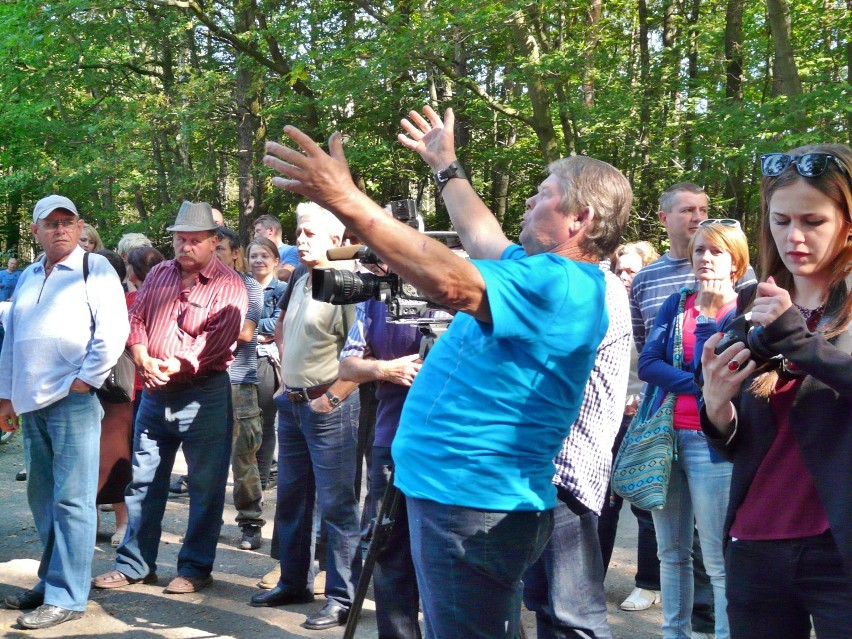 Protest w Sadowie przeciwko wysypisku