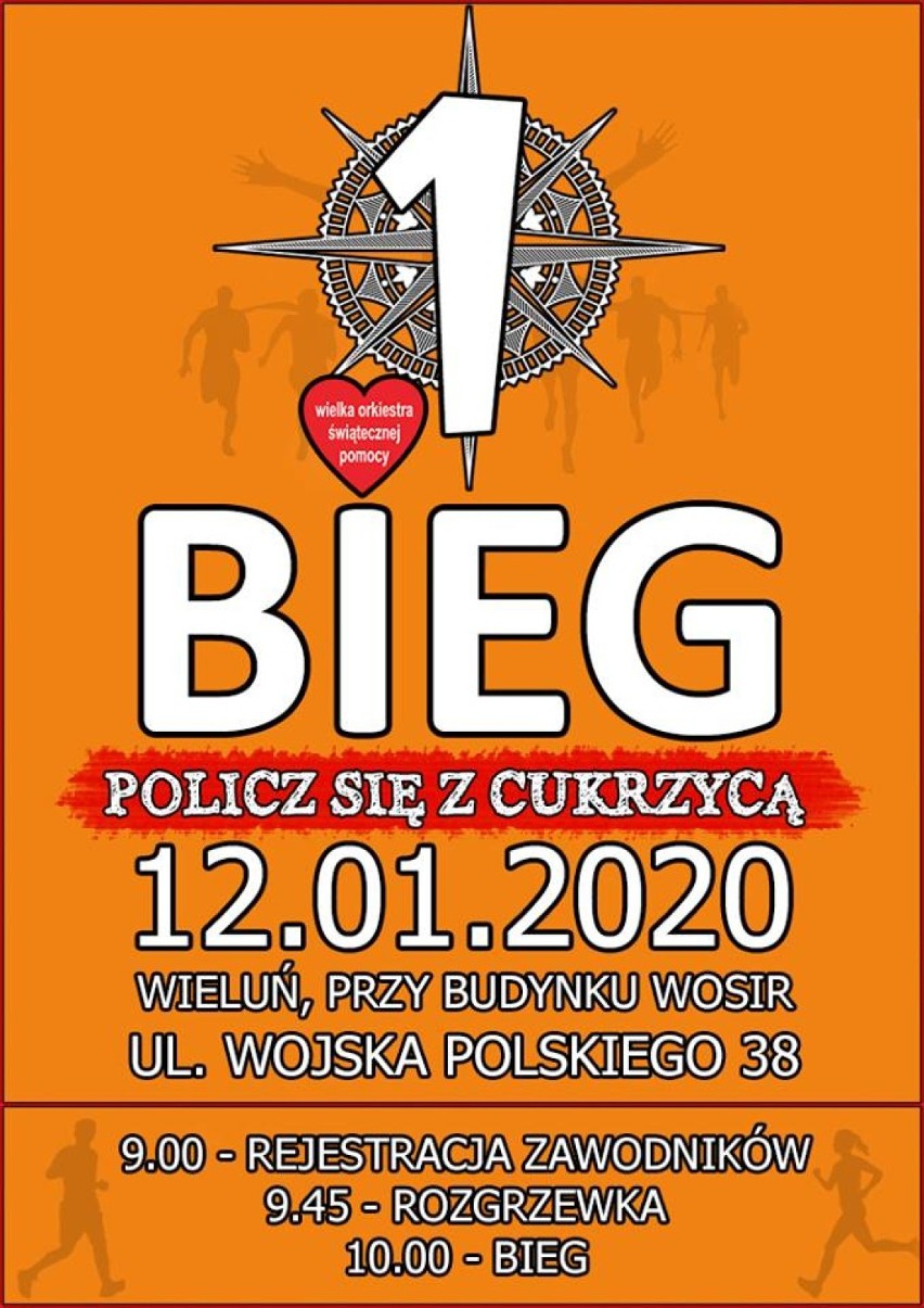 I Bieg Policz Się z Cukrzycą już 12 stycznia podczas wielkiego finału WOŚP w Wieluniu. Trwają zapisy uczestników[FOTO]