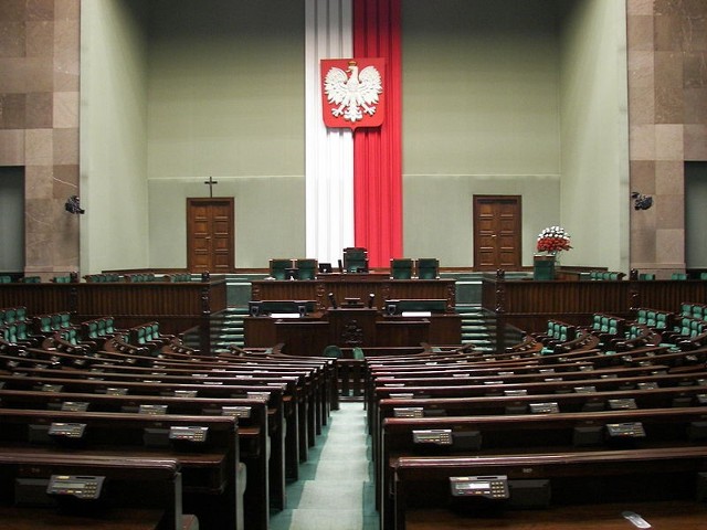 Sala posiedzeń plenarnych Sejmu RP