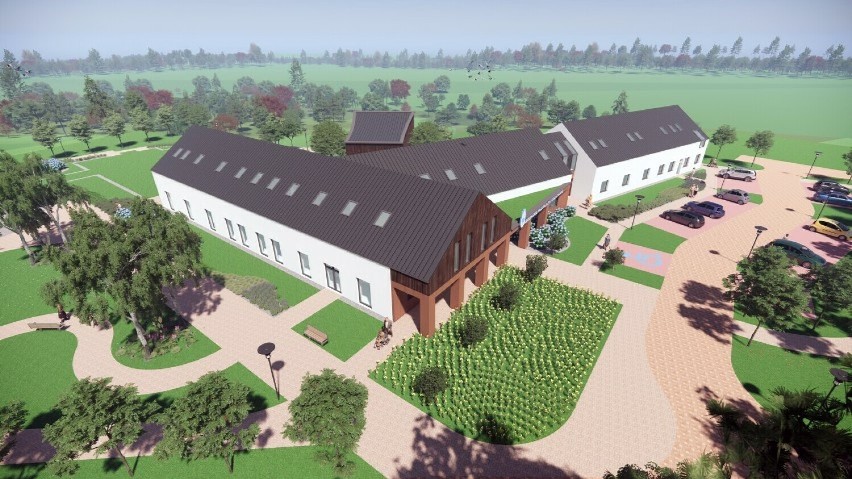 Powiat lęborski przekazał 150 tys. zł dotacji na budowę hospicjum stacjonarnego w Pogorzelicach