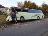 Wypadek autokaru pod Miechowem, kilka osób rannych [ZDJĘCIA]