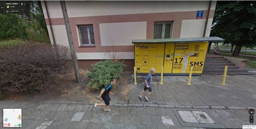 Mieszkańcy osiedla Kostka w Łowiczu w obiektywie kamer Google Street View