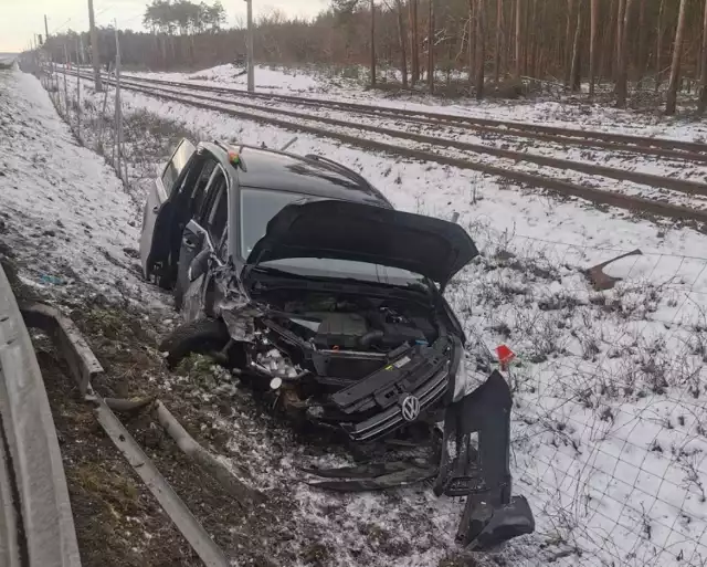 Do groźnie wyglądającej kolizji doszło dzisiaj przed południem na S3 w pobliżu Rurki (gmina Goleniów)