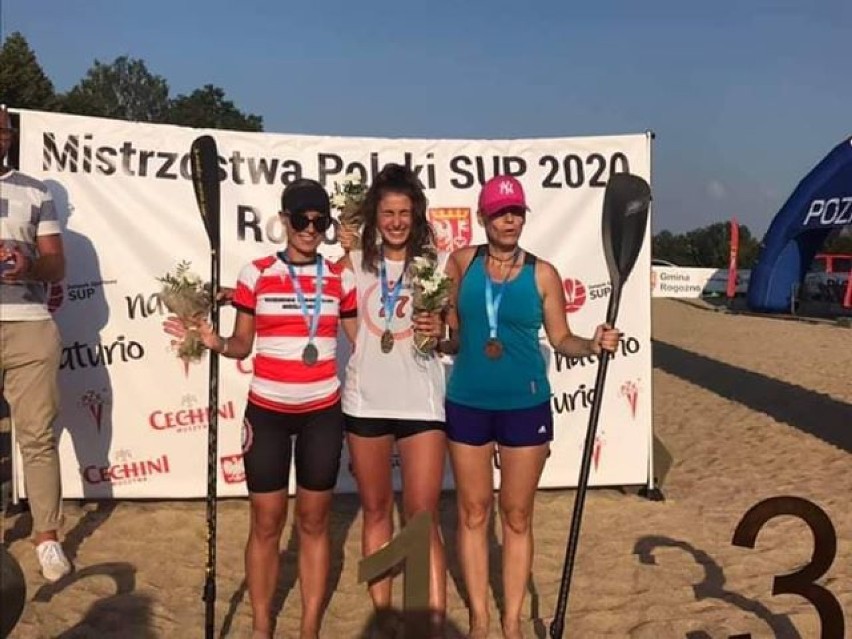 Mieszkanka Malborka najlepsza na I Mistrzostwach Polski SUP. Złota Nadia Figurska