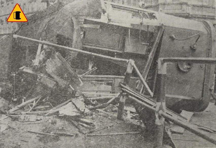 Marzec 1959 r. W tramwaju zjeżdżającym z Nowego Miasta do...