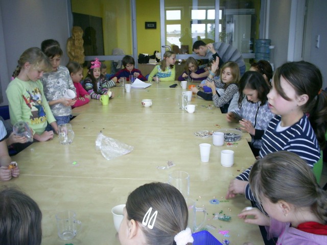 Dzieci w czasie zajęć. 
Fot. Dorota Michalczak