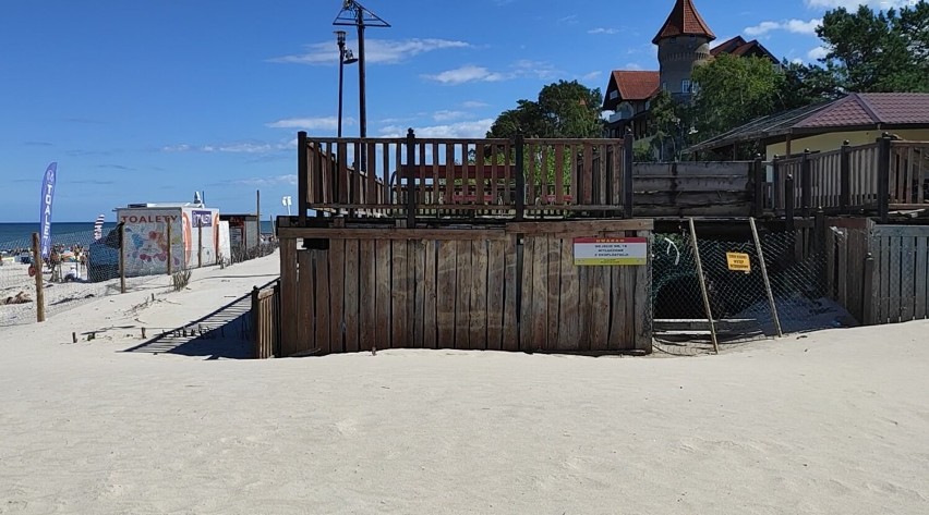 Przebudowa zejścia na plażę przy hotelu Neptun. Będzie spełniało rolę drogi ewakuacyjnej [WIDEO]
