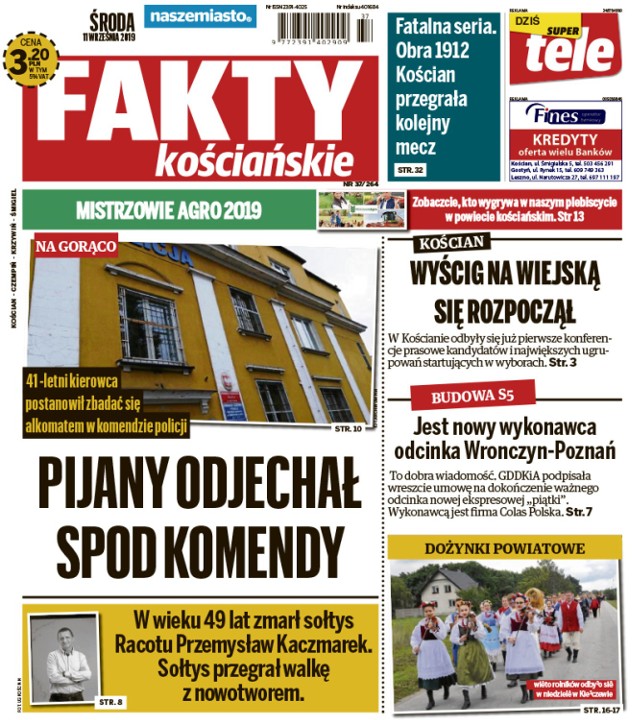 Zapraszamy do lektury nowych "Faktów Kościańskich"