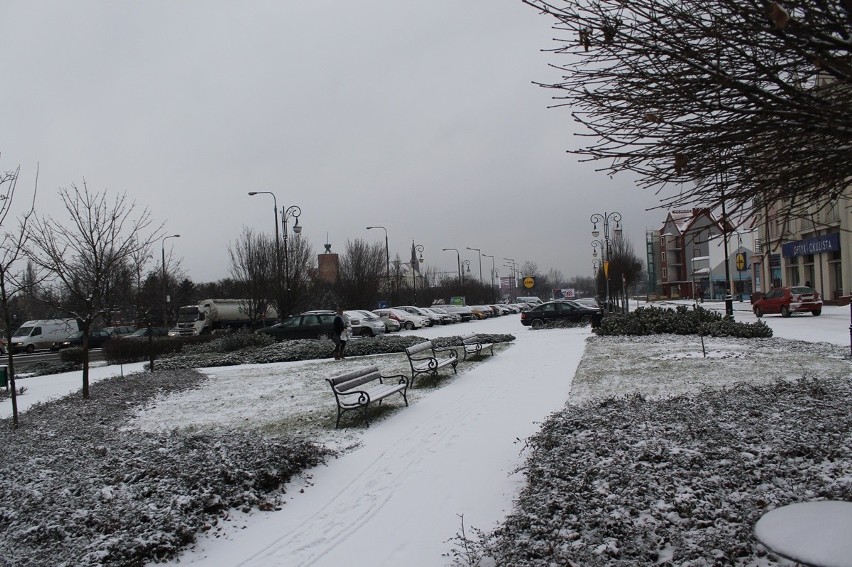 Głogów: Śnieg przykrył miasto (Foto)